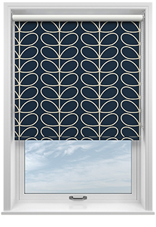 Orla Kiely Jumbo Linear Stem, Whale - Roller Blind